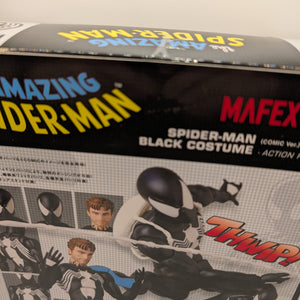 MAFEX Black Suit SPIDER-MAN Symbiote/Secret Wars COMIC Ver. No.147 Action Figure FRENLY BRICKS - Open 7 Days