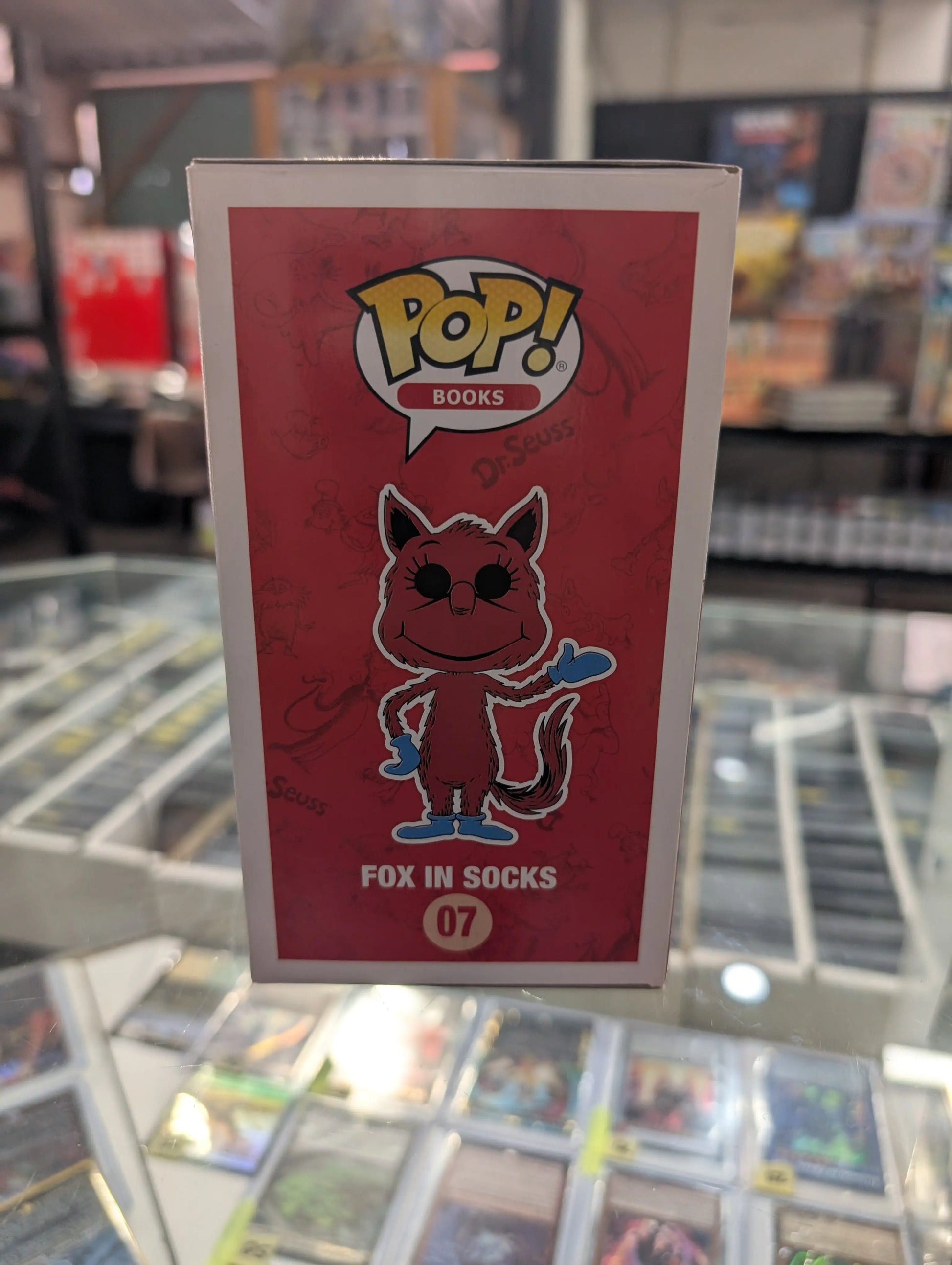 Books Funko Pop - Fox in Socks (Flocked) - Dr. Seuss - No. 07 FRENLY BRICKS - Open 7 Days