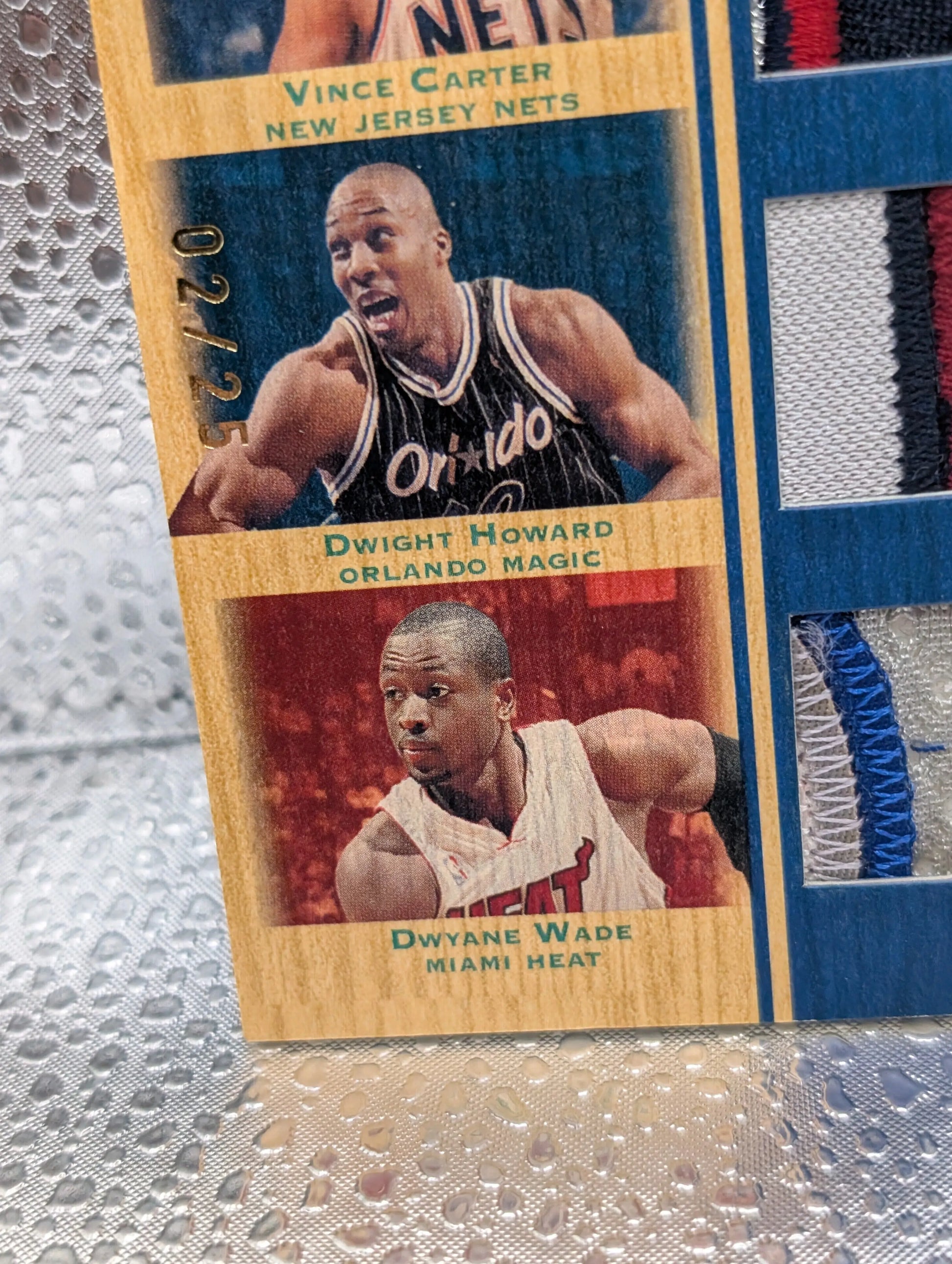 D Wade, V Carter, D Howard All Star Game Relics /25 - Topps Trademark Moves TTR-CHW FRENLY BRICKS - Open 7 Days