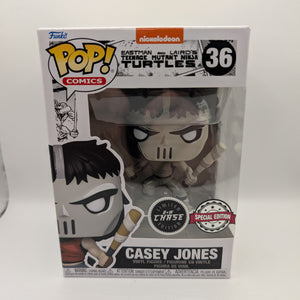 Casey Jones Black & White Chase POP! Teenage Mutant Ninja Turtles 36 FRENLY BRICKS - Open 7 Days