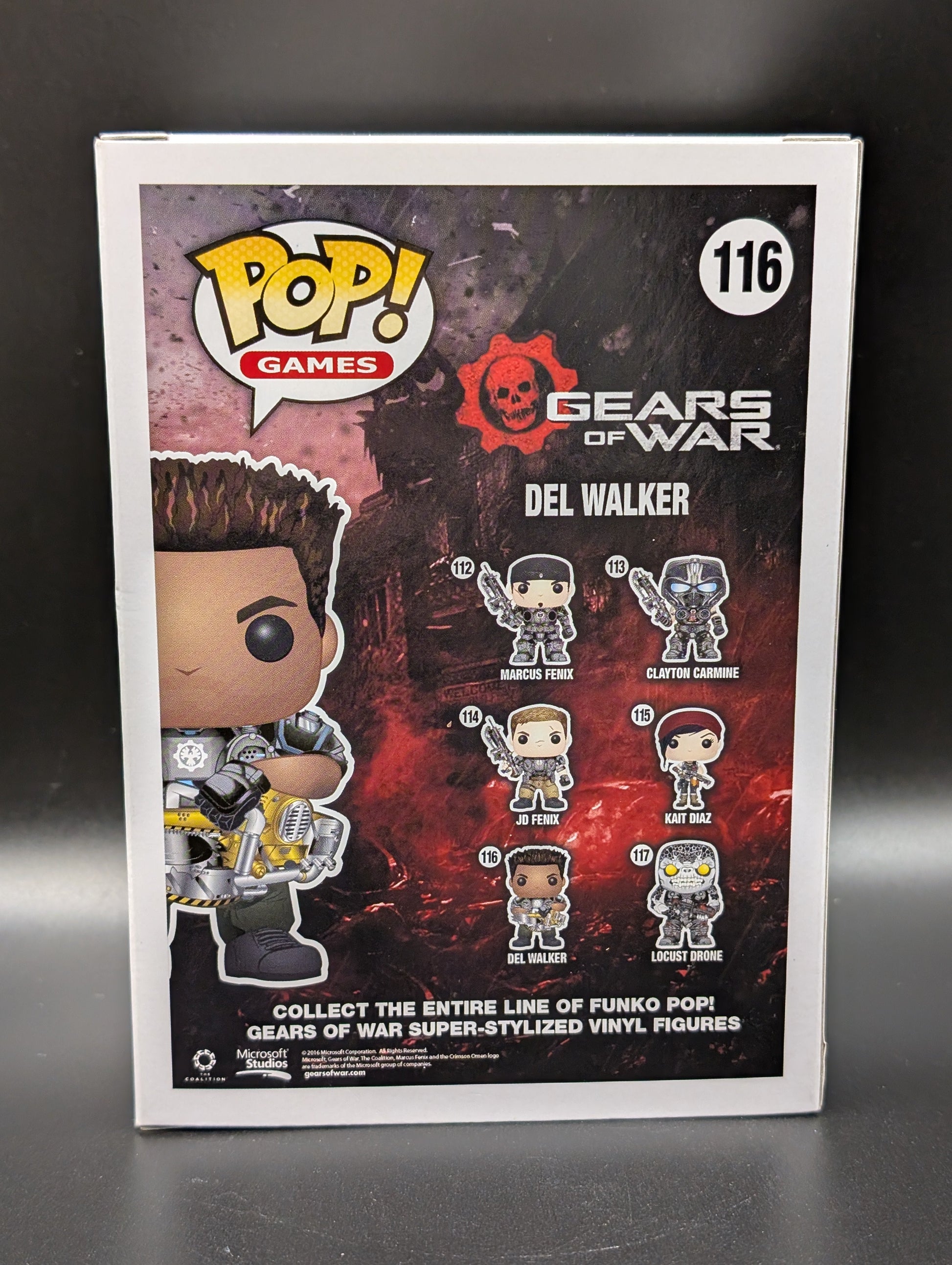 Funko POP! Games Gears Of War #116 Del Walker Vinyl Collectable FRENLY BRICKS - Open 7 Days