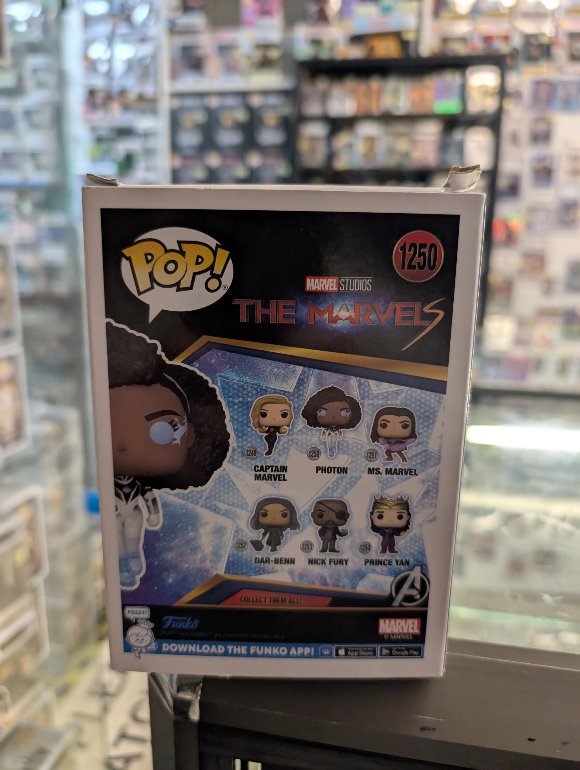 Funko Pop Movies the Marvels 2023 Photon Vinyl Figure 1250 FRENLY BRICKS - Open 7 Days