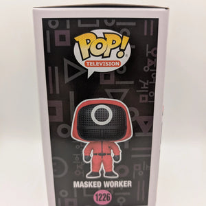 Funko Pop! Vinyl - Squid Game - Red Soldier (Circle Mask) Masked Worker #1226 FRENLY BRICKS - Open 7 Days