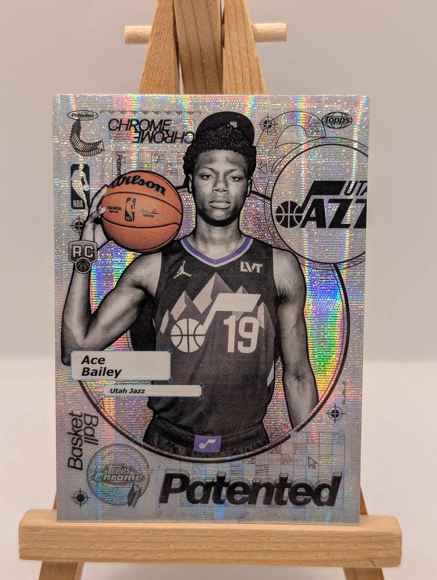 2025-26 Topps Chrome Patented Rookie Ace Bailey Utah Jazz #PD-20 FRENLY BRICKS - Open 7 Days