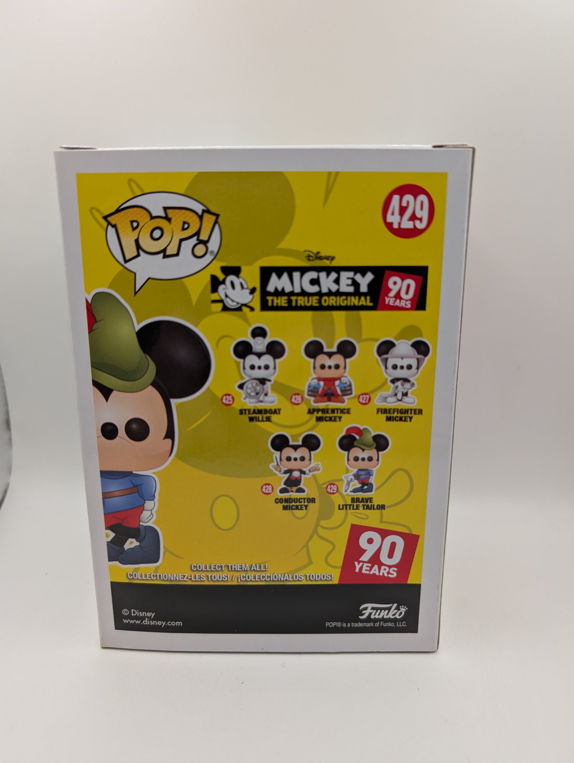 Funko Pop Vinyl! Mickey Mouse : Brave Little Tailor #429 DISNEY 90 Years