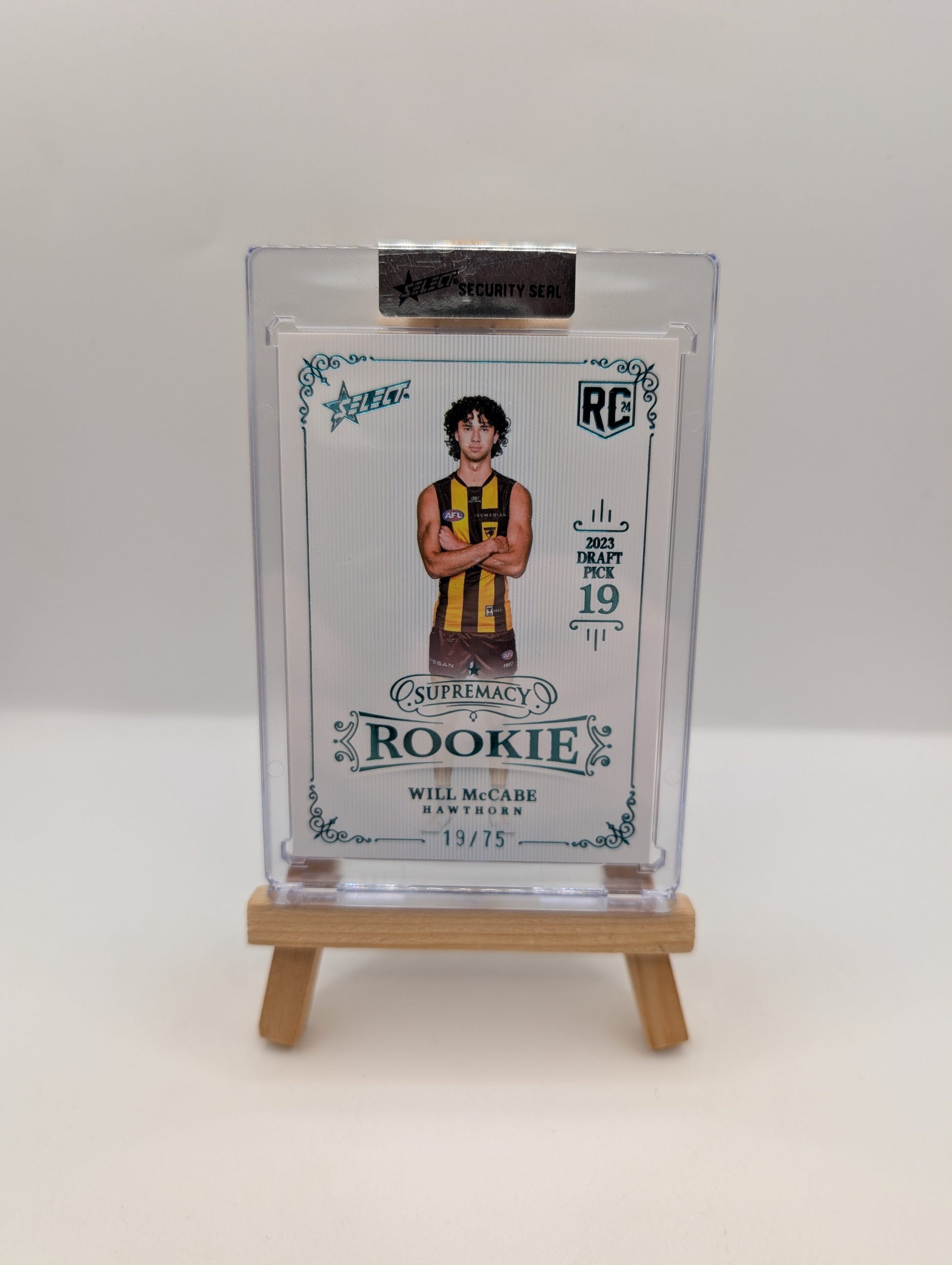 2024 SELECT AFL SUPREMACY ROOKIE RC WILL MCCABE /75 FRENLY BRICKS - Open 7 Days image 1