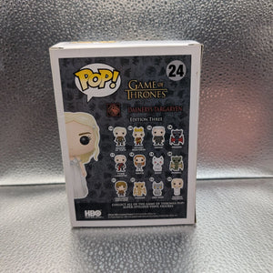 FUNKO Pop Vinyl Daenerys Targaryen Game Of Thrones #24 FRENLY BRICKS - Open 7 Days
