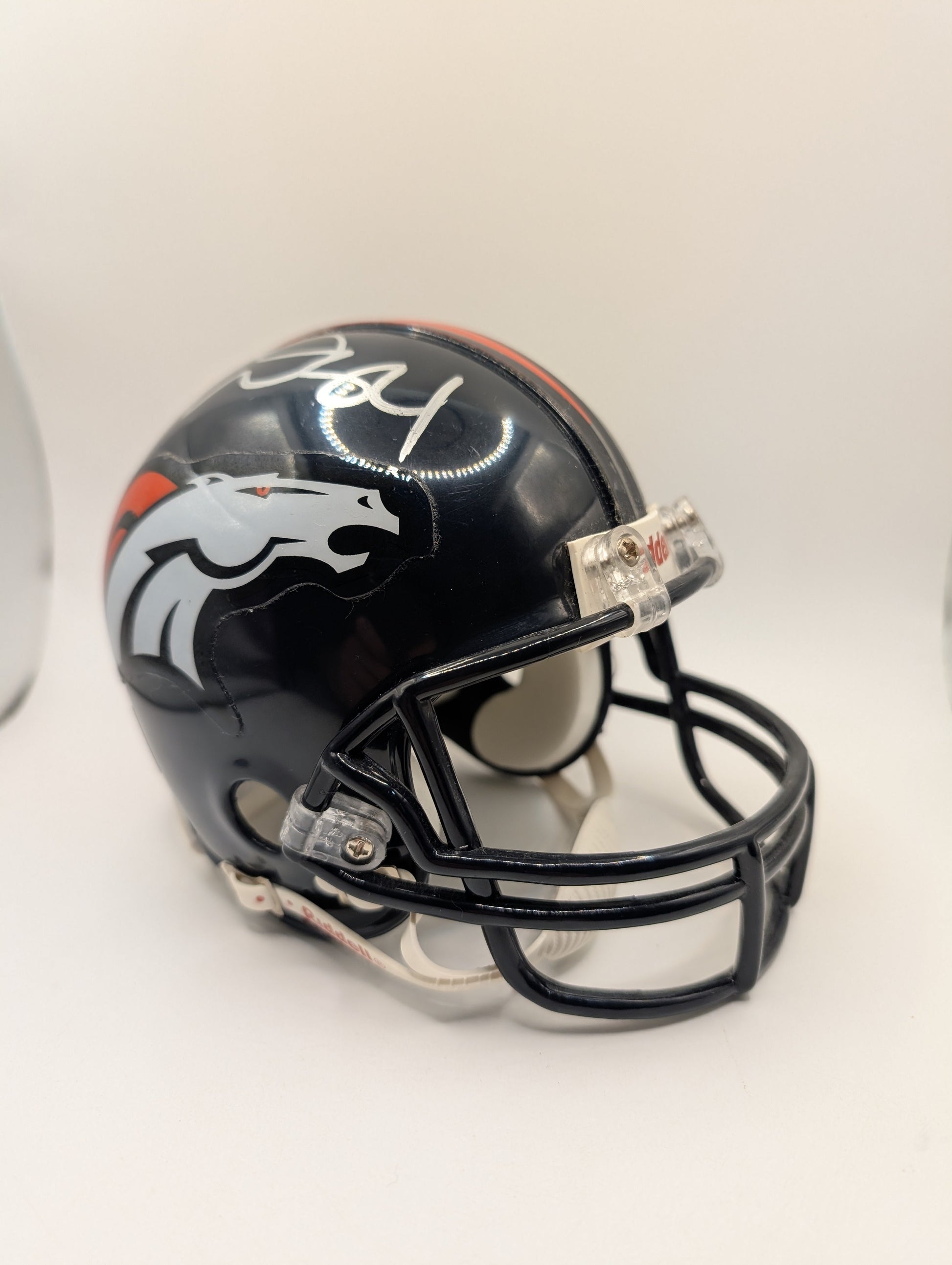 BRANDON LLOYD SIGNED AUTOGRAPHED MINI HELMET COA DENVER BRONCOS RAMS FRENLY BRICKS - Open 7 Days