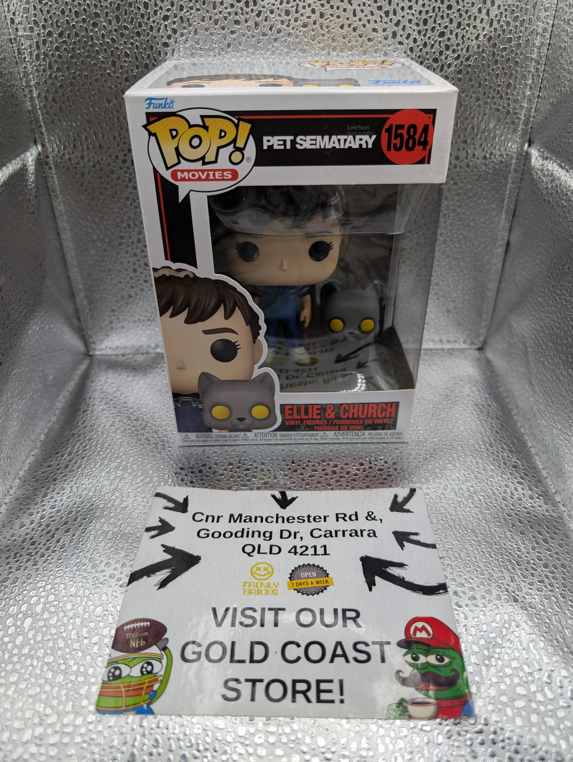 Funko Pop! & Buddy: Pet Sematary - Ellie Creed & Church - Pet Sematary 1584 FRENLY BRICKS - Open 7 Days