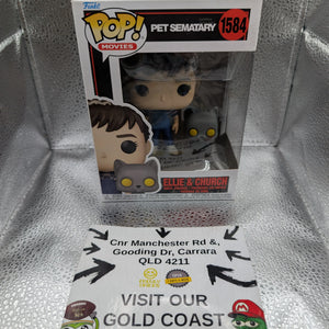 Funko Pop! & Buddy: Pet Sematary - Ellie Creed & Church - Pet Sematary 1584 FRENLY BRICKS - Open 7 Days