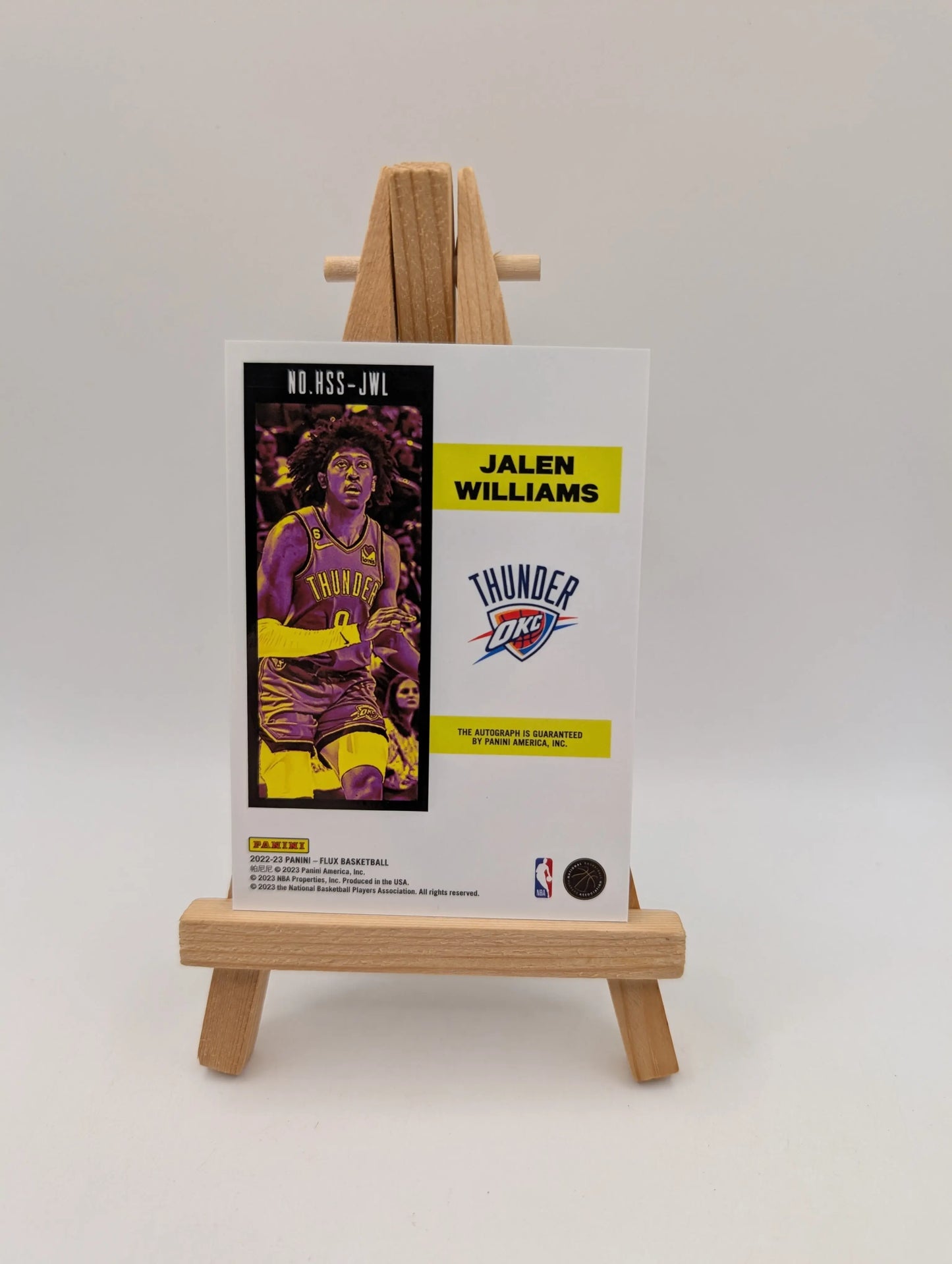2022-23 Panini Flux Jalen Williams RC Rookie Hot Stock Auto FRENLY BRICKS - Open 7 Days