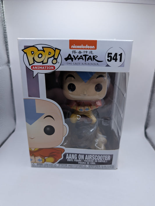 Funko Pop Vinyl Figure- Avatar: The Last Airbender - Aang on Air Scooter # 541 FRENLY BRICKS - Open 7 Days