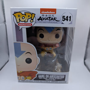 Funko Pop Vinyl Figure- Avatar: The Last Airbender - Aang on Air Scooter # 541 FRENLY BRICKS - Open 7 Days