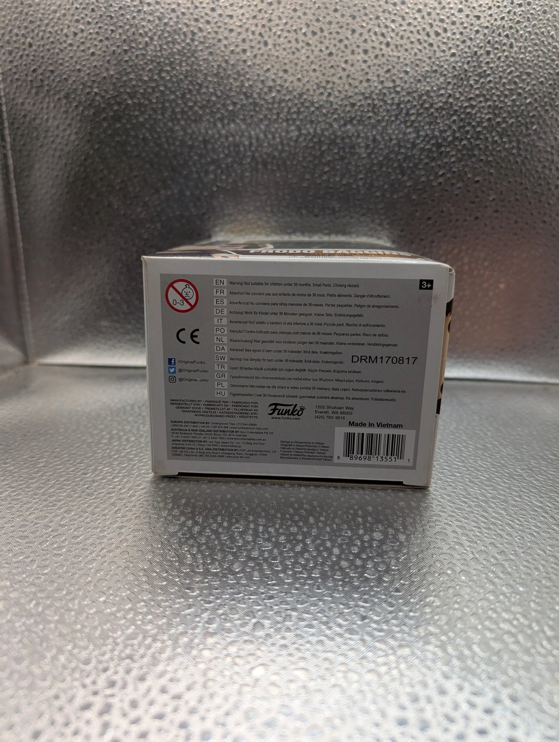 FUNKO Pop Vinyl Frodo Baggins The Lord Of The Rings #444 FRENLY BRICKS - Open 7 Days