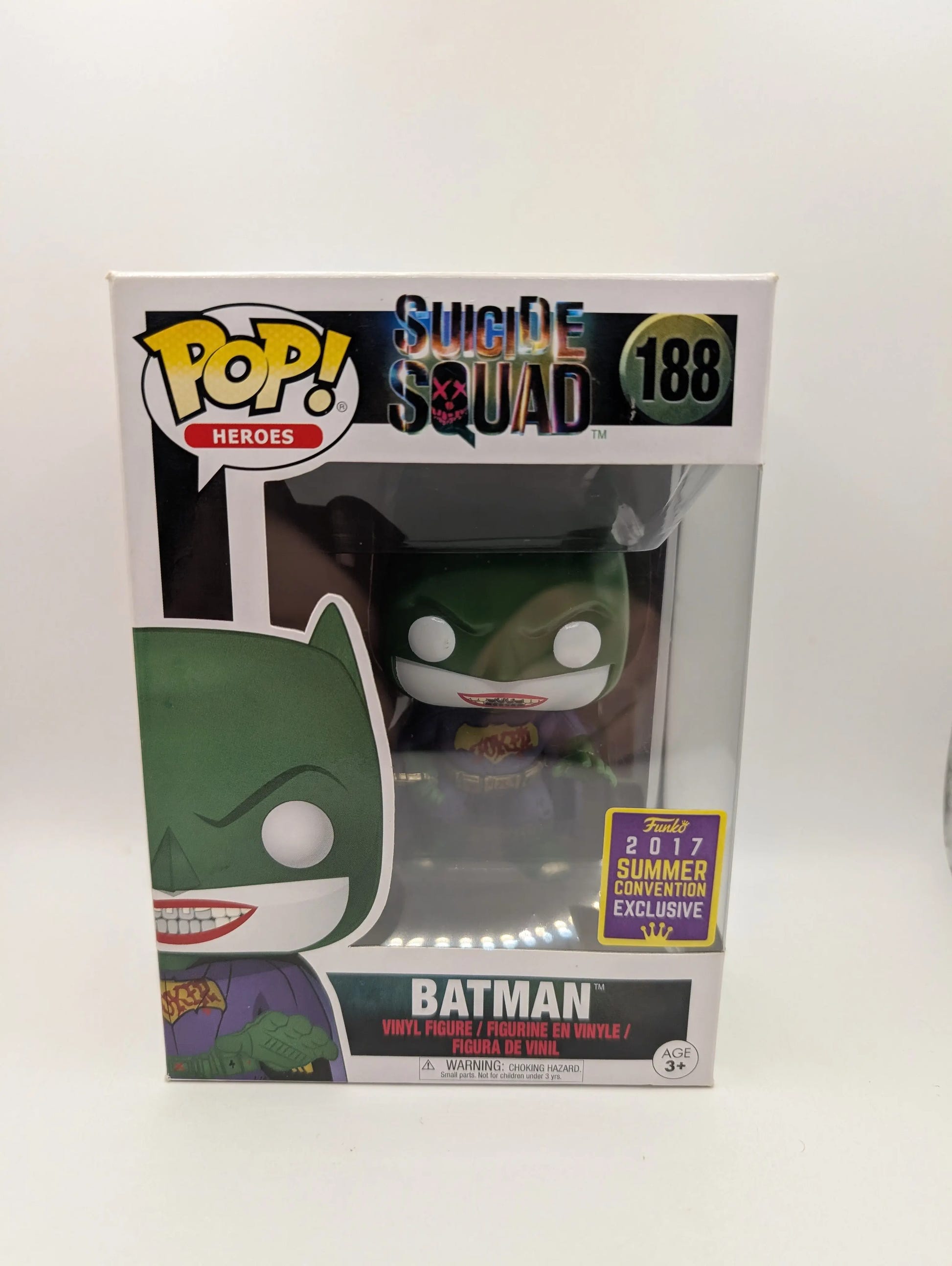 Funko POP! Vinyl Suicide Squad Batman #188 Convention Exclusive FRENLY BRICKS - Open 7 Days image 1
