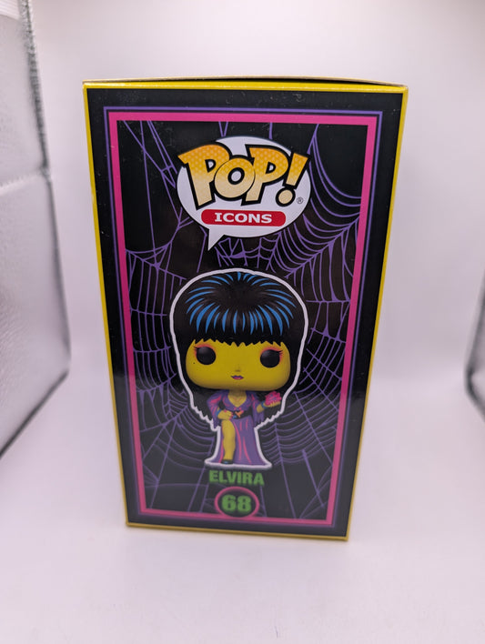 Elvira: Mistress of the Dark - Elvira Blacklight Pop! Vinyl Figure (RS) #68 FRENLY BRICKS - Open 7 Days