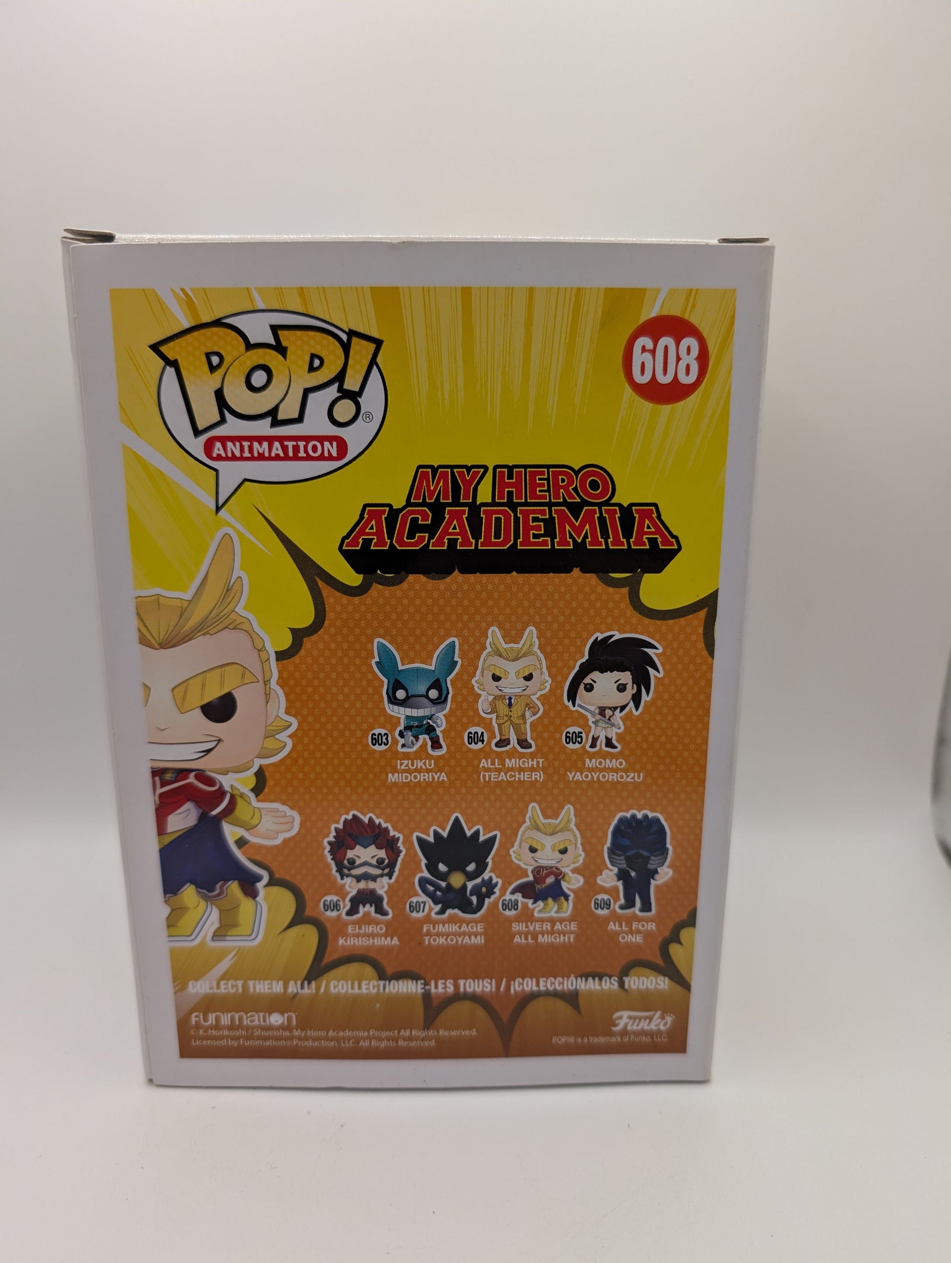 Silver Age All Might #608 Funko Pop! Vinyl Figure – My Hero Academia Collectible FRENLY BRICKS - Open 7 Days