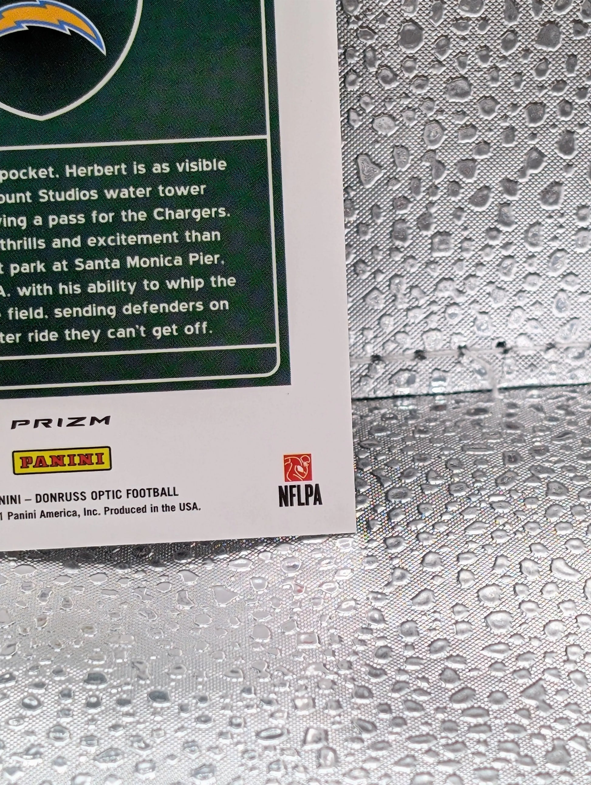 Justin Herbert Downtown Case Hit 2021 Donruss Optic Football SSP DT-27 FRENLY BRICKS - Open 7 Days