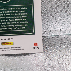 Justin Herbert Downtown Case Hit 2021 Donruss Optic Football SSP DT-27 FRENLY BRICKS - Open 7 Days