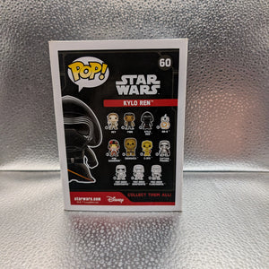 FUNKO Pop Vinyl Kylo Ren Star Wars #60 FRENLY BRICKS - Open 7 Days