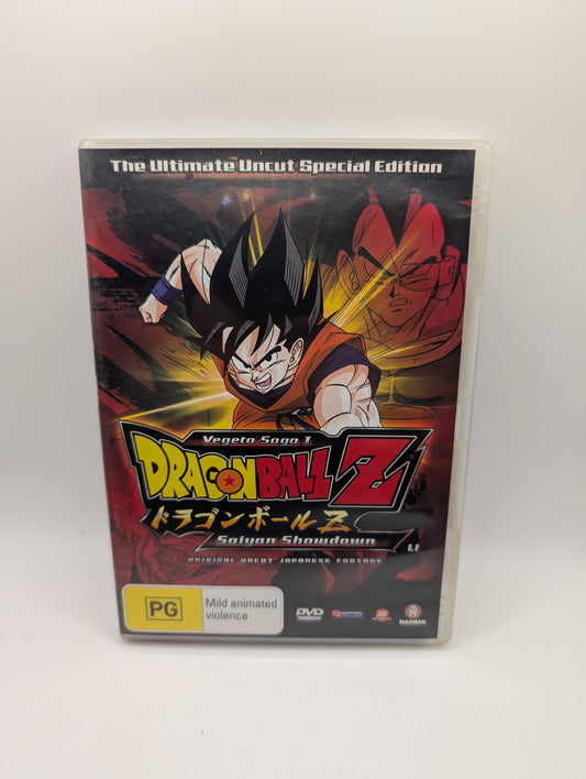 Dragon Ball Z: Vegeta Sage 1 Saiyan Showdown 1.1 DVD Region 4 Original Footage FRENLY BRICKS - Open 7 Days