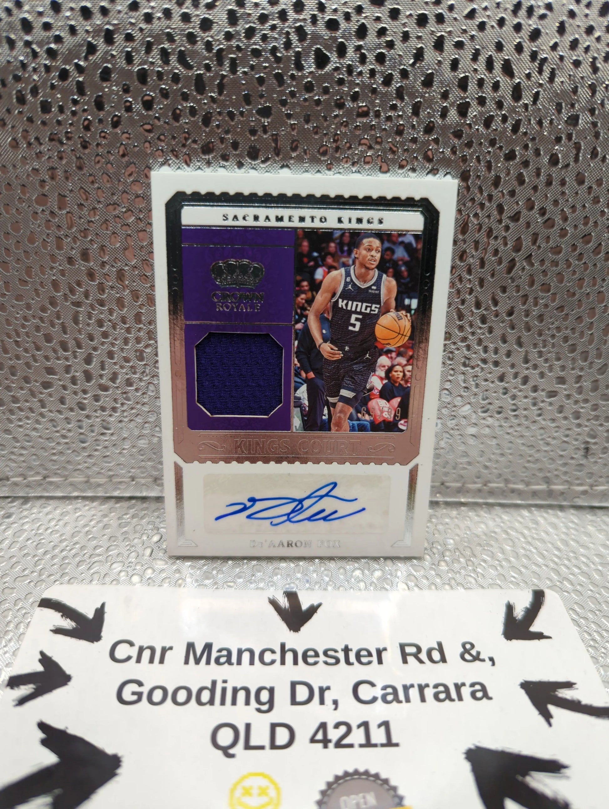 2023-24 Panini Crown Royale - Kings Court PATCH AUTO De'Aaron Fox /99 FRENLY BRICKS - Open 7 Days