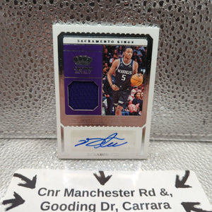 2023-24 Panini Crown Royale - Kings Court PATCH AUTO De'Aaron Fox /99 FRENLY BRICKS - Open 7 Days