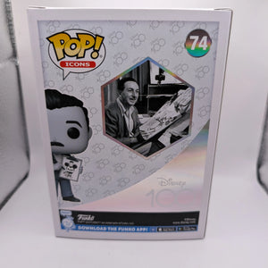 Funko POP! Icons Disney 100 WALT DISNEY WITH DRAWING #74 FRENLY BRICKS - Open 7 Days