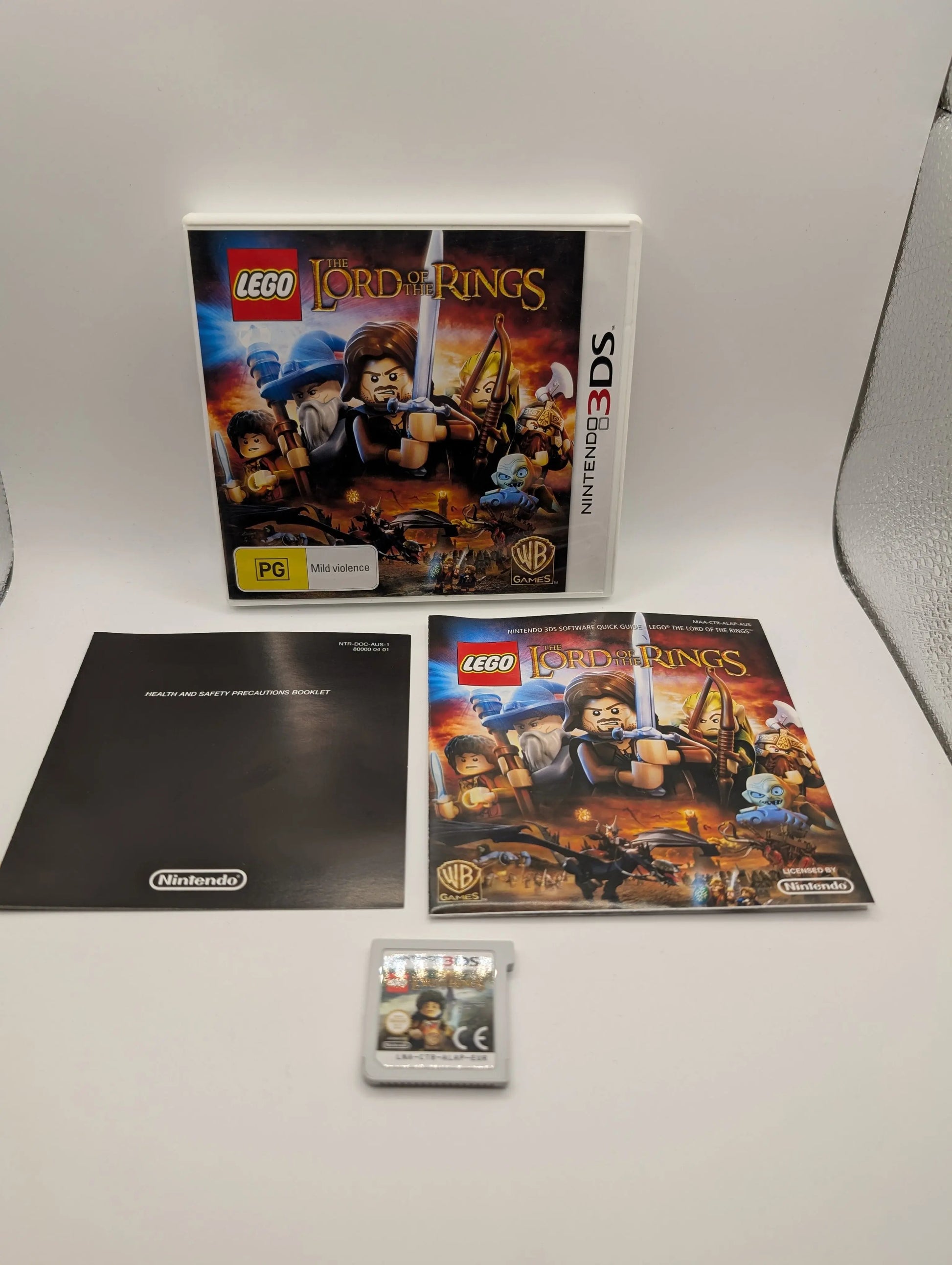 Lego The Lord of the Rings Nintendo 3DS PAL, Manual, Case, Game LOTR Video Game FRENLY BRICKS - Open 7 Days
