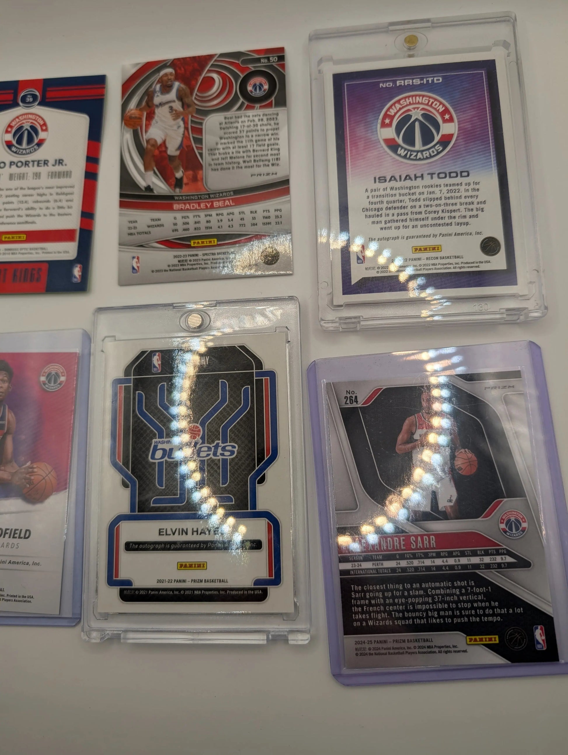 Washington Wizards NBA Basketball Card Lot, Rookies, Patch, Auto, Alexandre Sarr FRENLY BRICKS - Open 7 Days