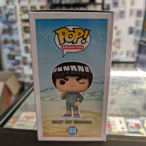 FUNKO POP NARUTO SHIPPUDEN MIGHT GUY WINKING #1414 EXCLUSIVE VINYL FIGURE FRENLY BRICKS - Open 7 Days