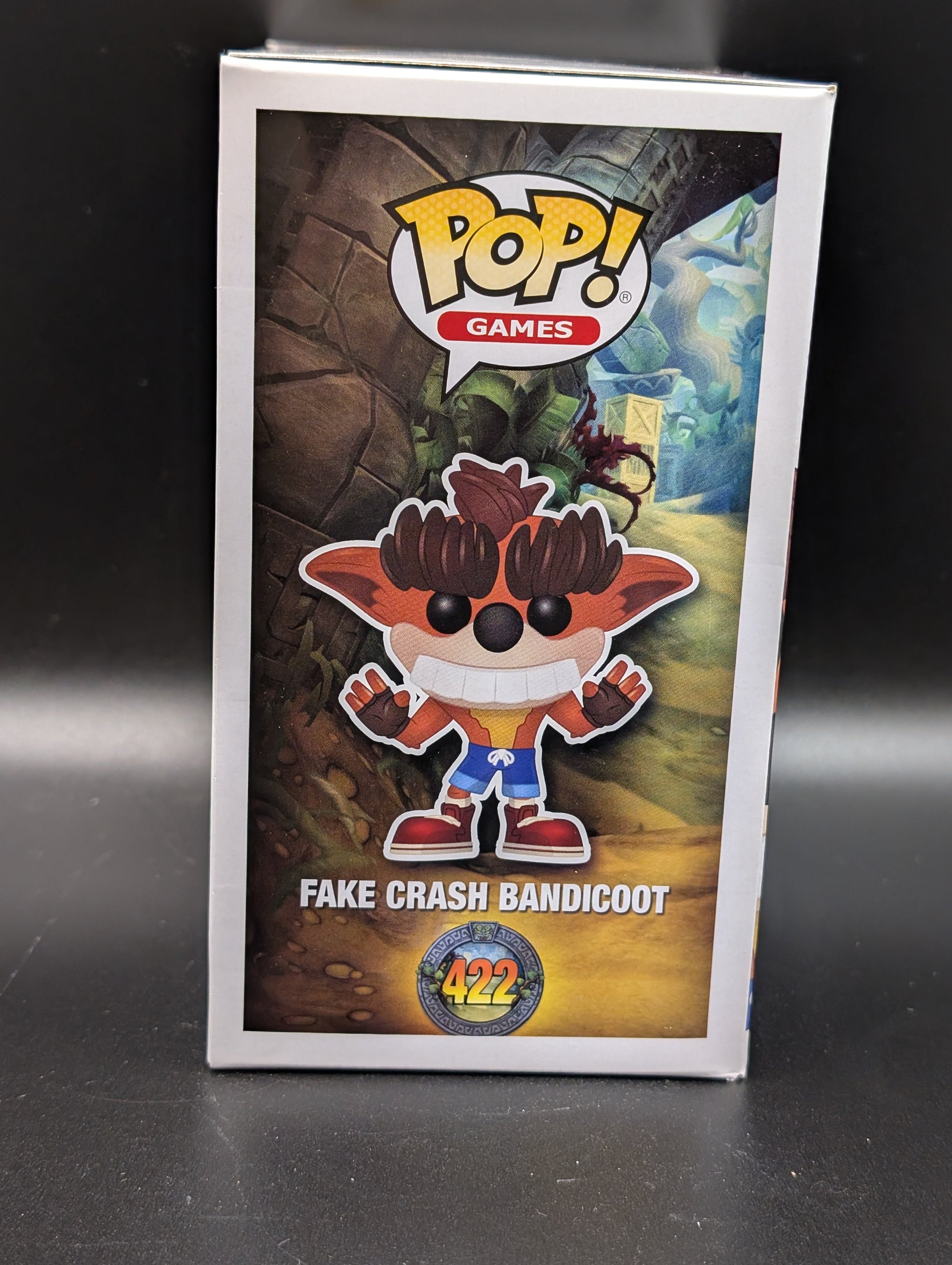 Funko POP! Games Crash Bandicoot #422 Fake Crash Bandicoot Vinyl Collectable FRENLY BRICKS - Open 7 Days