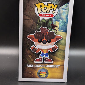 Funko POP! Games Crash Bandicoot #422 Fake Crash Bandicoot Vinyl Collectable FRENLY BRICKS - Open 7 Days