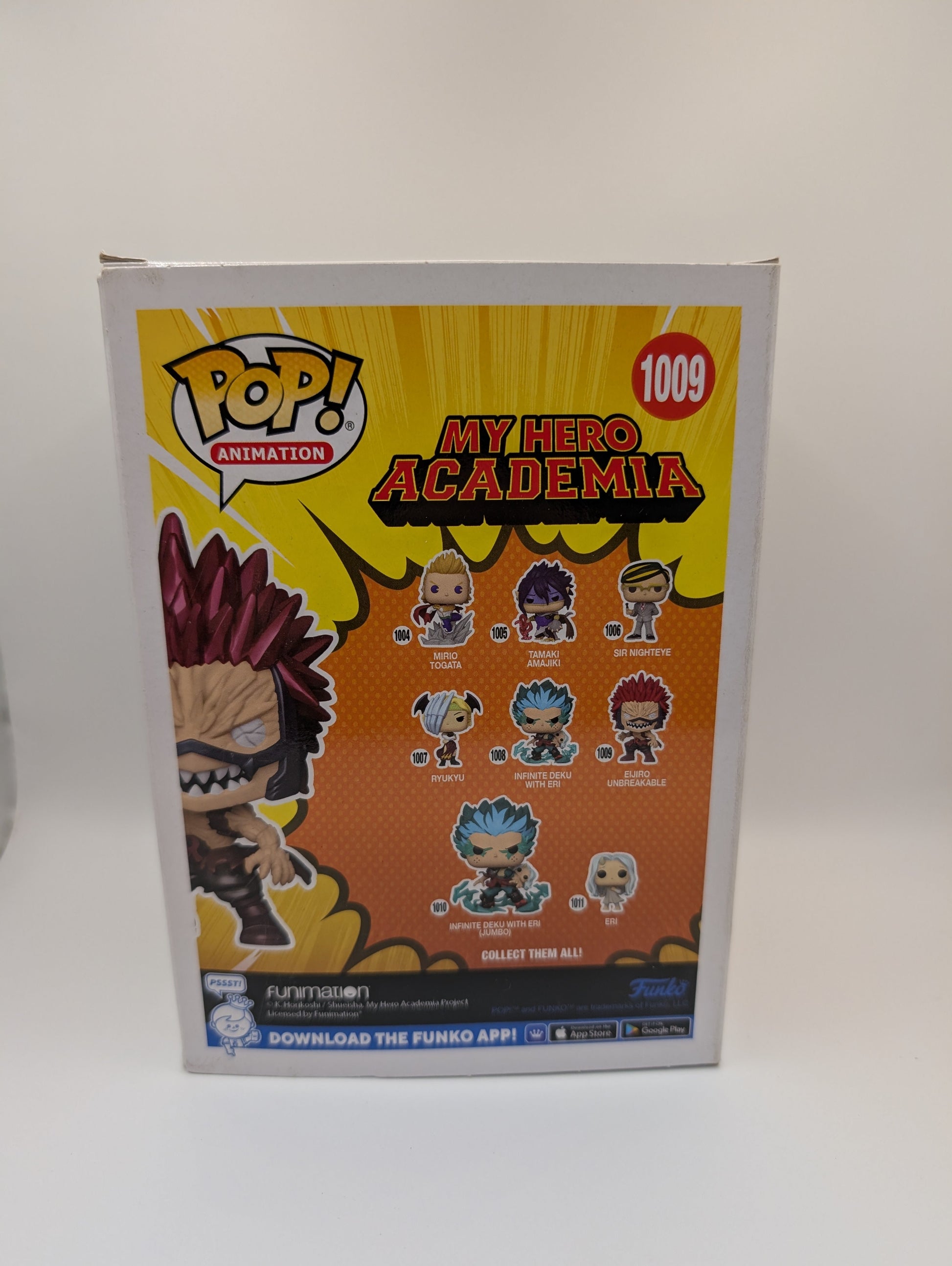 Eijiro Unbreakable #1009 Metallic My Hero Academia Funko Pop Vinyl FRENLY BRICKS - Open 7 Days