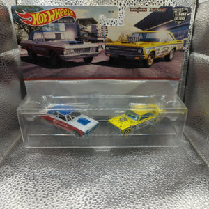 Hotwheels Premium 2 Pack 1963 Plymouth Belvedere N 1965 Dodge Cornet. New FRENLY BRICKS - Open 7 Days