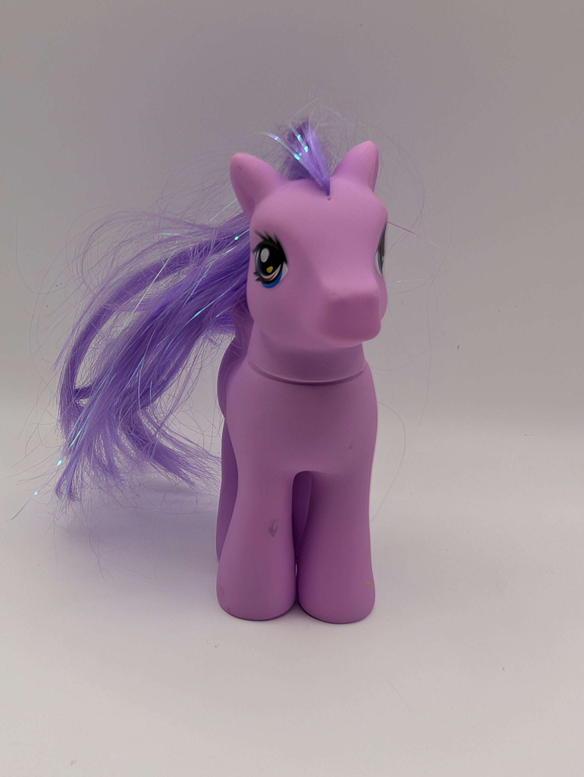 My Little Pony Purple With Wings Purple Glitter Hair Heart Music Note MLP FRENLY BRICKS - Open 7 Days