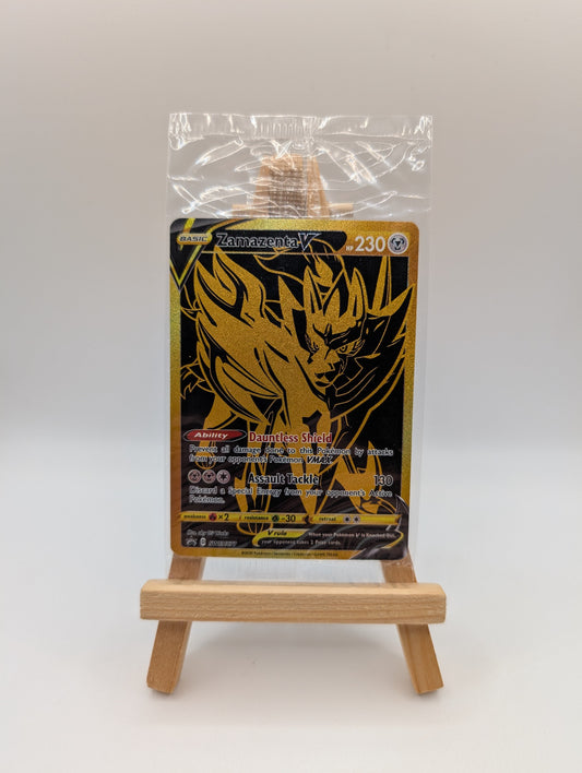 Zamazenta V - SWSH077 - Full Art Ultra Rare - Near Mint/Mint - Pokemon - SEALED FRENLY BRICKS - Open 7 Days