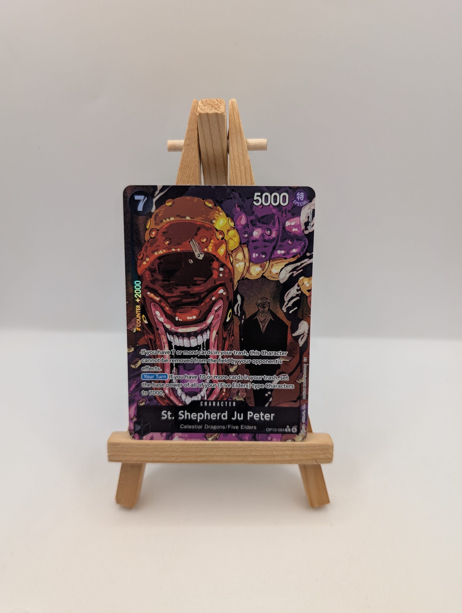One Piece TCG St. Shepherd Ju Peter OP13-084 Alt Art English NM FRENLY BRICKS - Open 7 Days image 1