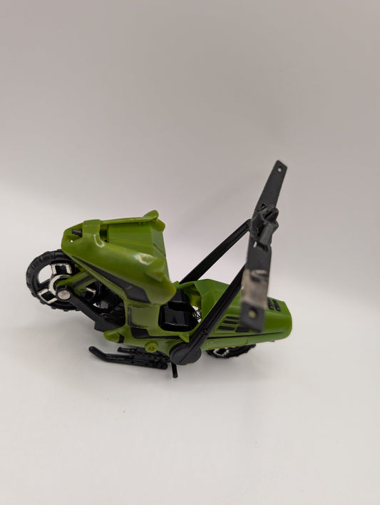 VINTAGE 1985 Kenner M.A.S.K. CONDOR  Motorcycle Helicopter Green Vehicle MASK FRENLY BRICKS - Open 7 Days