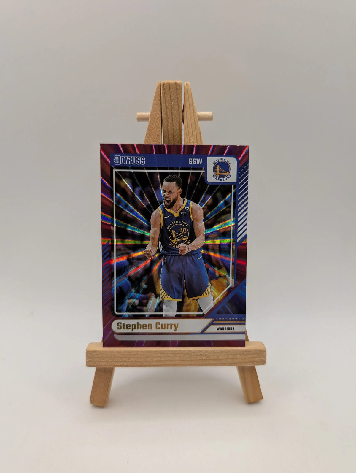 2024-25 Panini Donruss - Stephen Curry #64 Holo Purple Lazer FRENLY BRICKS - Open 7 Days image 1