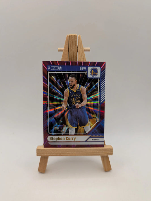 2024-25 Panini Donruss - Stephen Curry #64 Holo Purple Lazer FRENLY BRICKS - Open 7 Days
