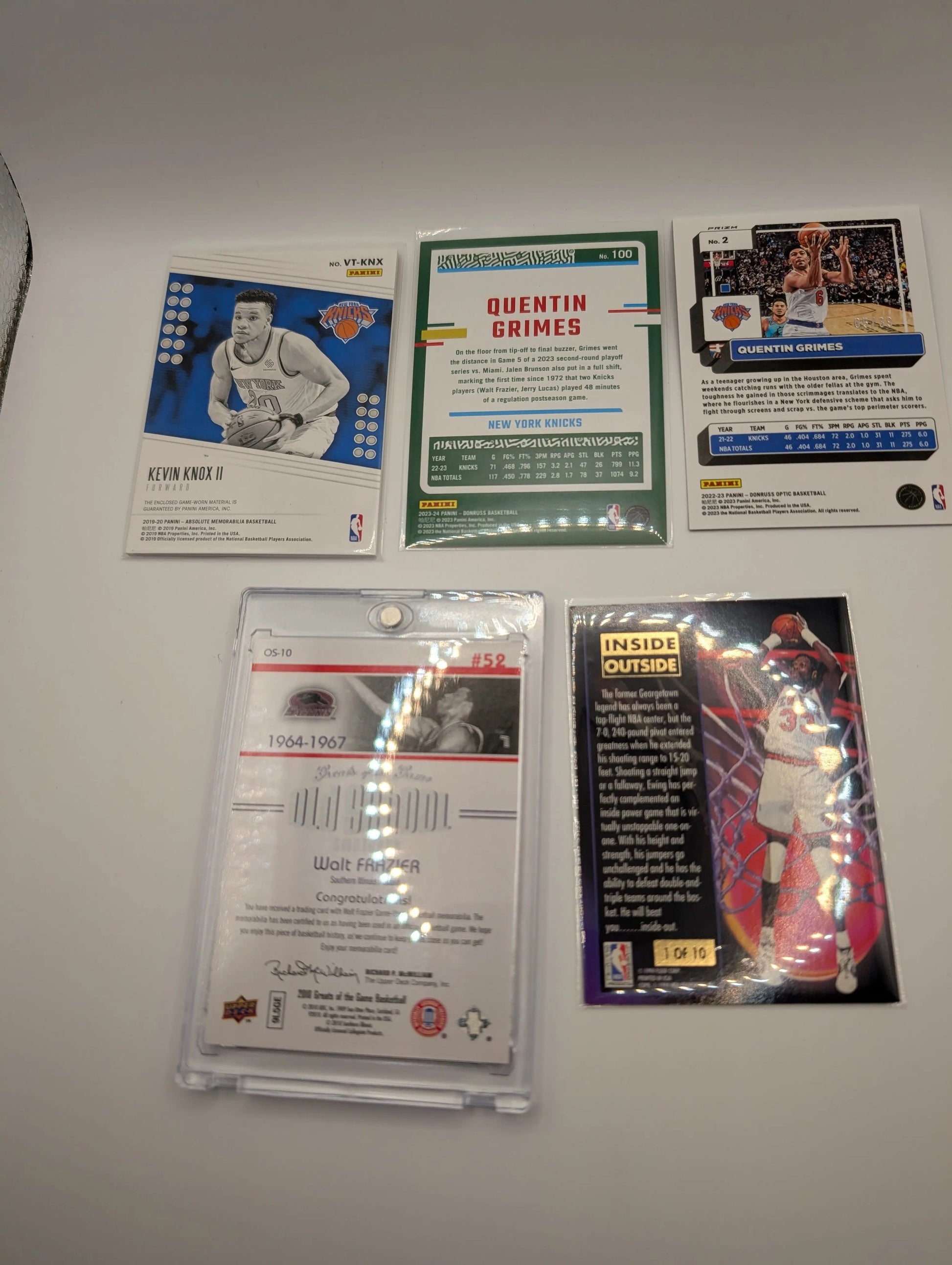 New York Knicks NBA Basketball Card Lot, Rookies, Patch, Auto, Graded, Patrick Ewing FRENLY BRICKS - Open 7 Days