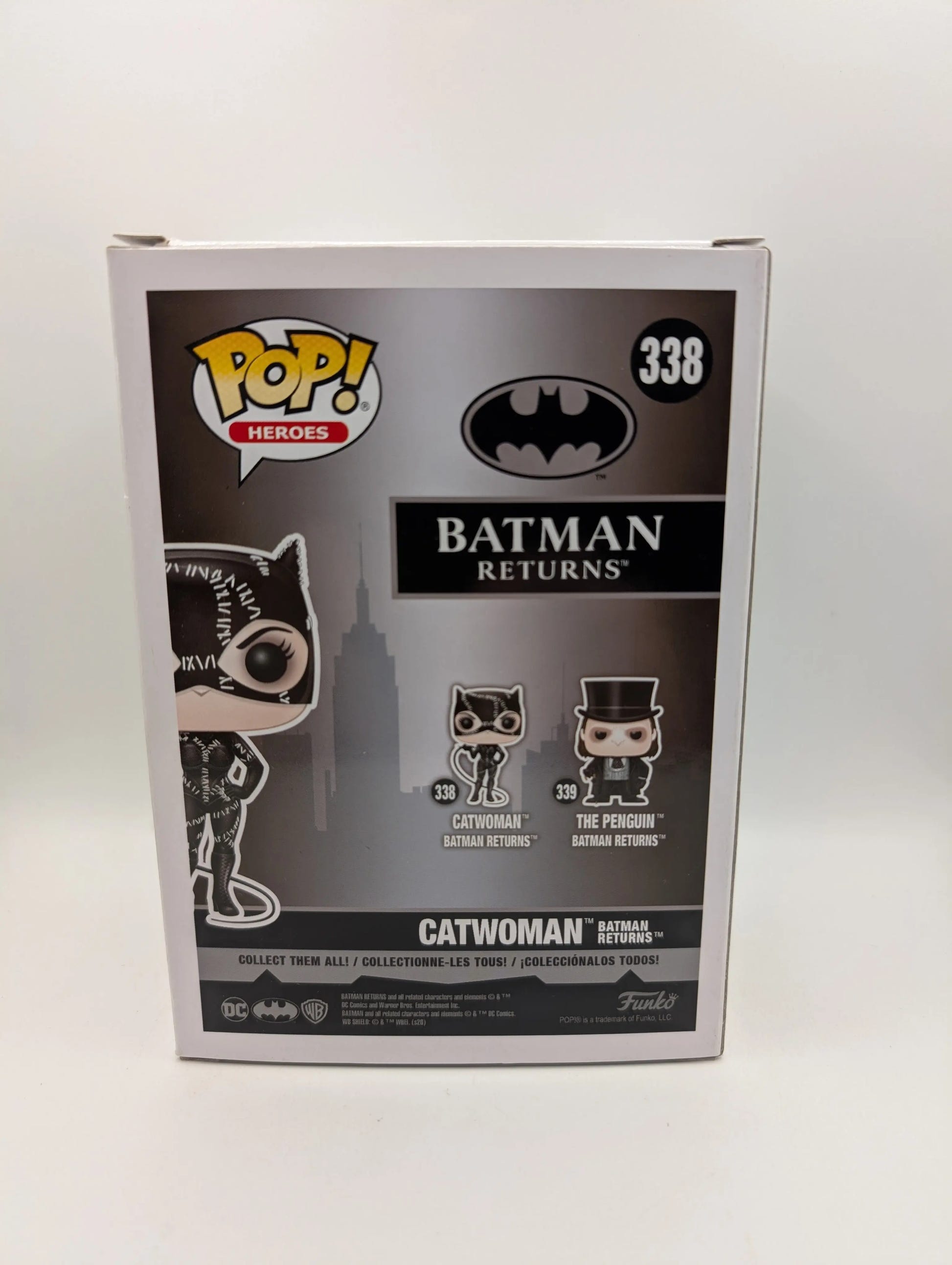 DC Comics Batman Returns CATWOMAN #338 POP HEROES Vinyl Funko FRENLY BRICKS - Open 7 Days image 3
