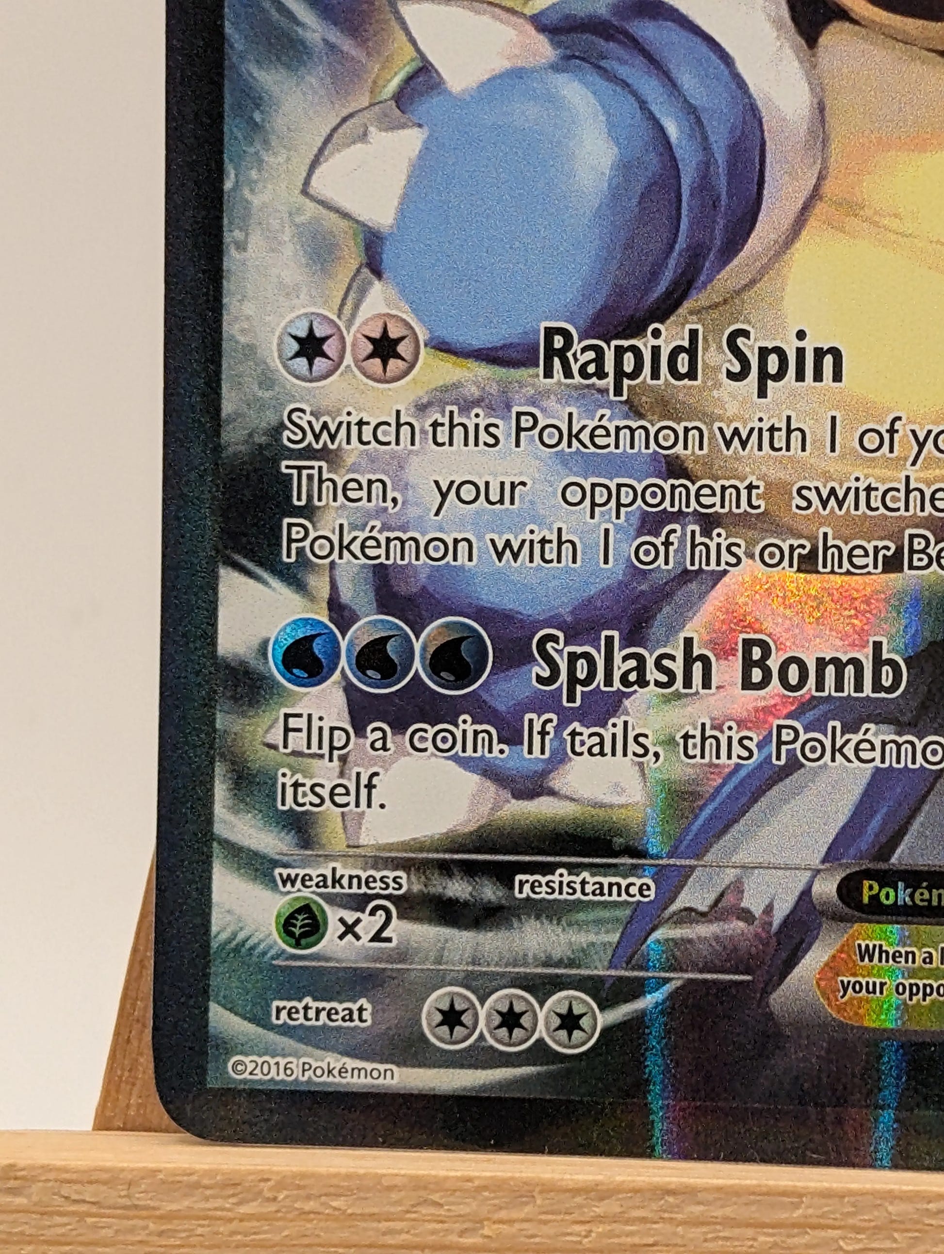 Blastoise EX XY122 XY Holo Black Star Promo 2016 - Pokemon TCG Card LP-MP FRENLY BRICKS - Open 7 Days image 6