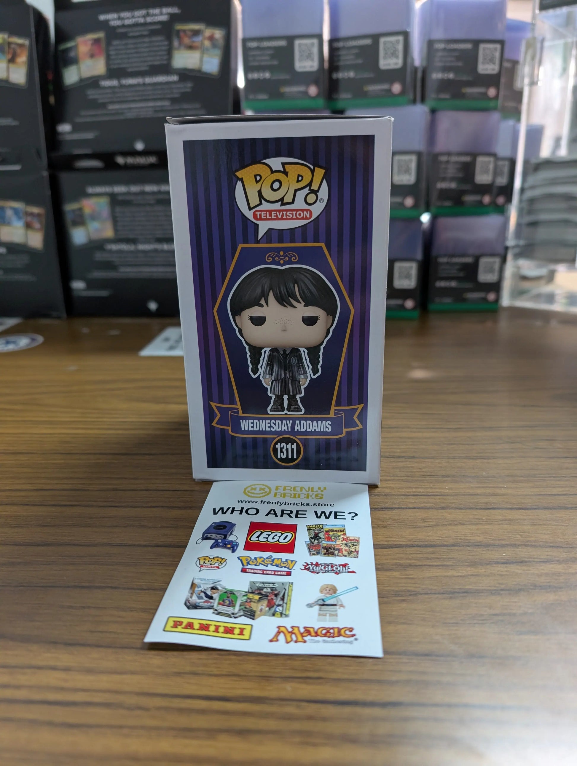 FUNKO Pop Vinyl Wednesday Addams #1311 FRENLY BRICKS - Open 7 Days