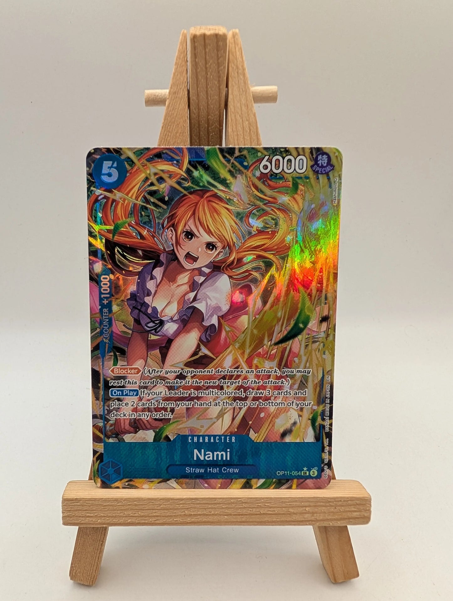 Nami OP11-054 Alt Art A Fist of Divine Speed One Piece Card Game English FRENLY BRICKS - Open 7 Days