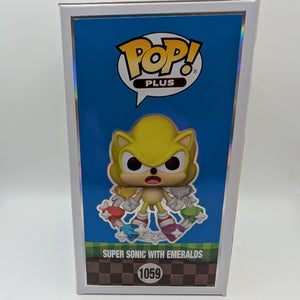 Funko Pop Sonic The Hedgehog - Super Sonic with Emeralds (Flocked) #1059