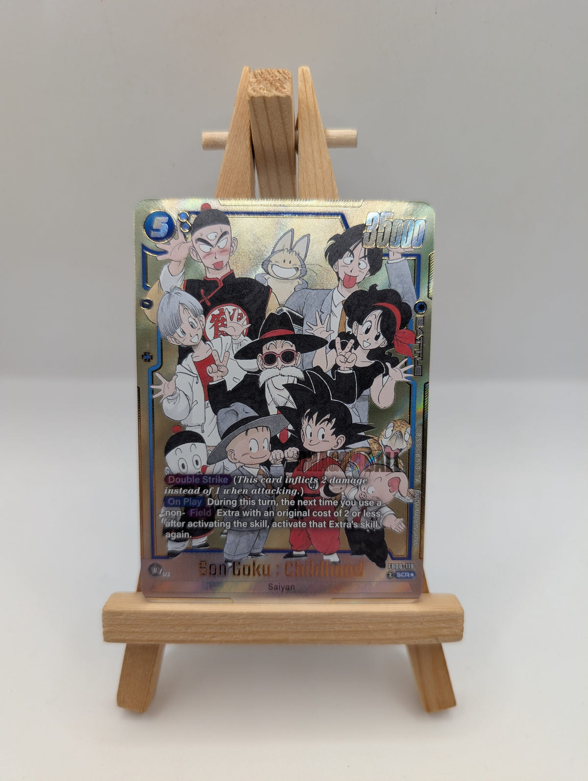 Dragonball Fusion World Manga Booster SB02 Son Goku: Secret Rare Alt FB06-119* FRENLY BRICKS - Open 7 Days image 1