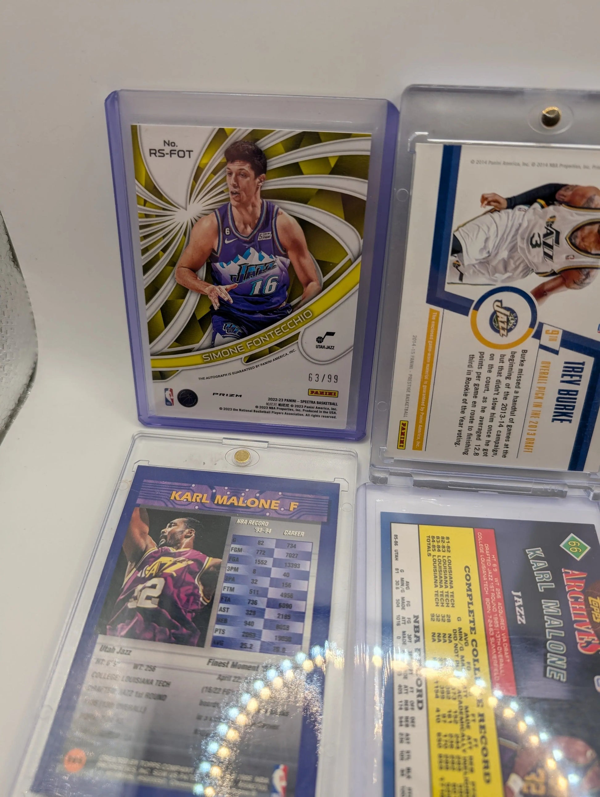 Utah Jazz NBA Basketball Card Lot, Rookies, Patch, Auto, Numbered, Karl Malone FRENLY BRICKS - Open 7 Days