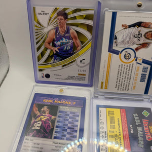 Utah Jazz NBA Basketball Card Lot, Rookies, Patch, Auto, Numbered, Karl Malone FRENLY BRICKS - Open 7 Days